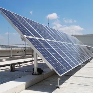 Solar on Grid Tracking System Solution 30KW PV Panel Bracket Single Axies Tracking thumbnail-1
