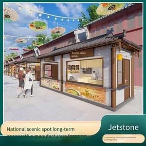 Manufacturer of Pre - Fabricated Vending Kiosks for Scenic Areas, Mobile Shops for Squares and Parks, and Selling Kiosks and Guard Booths at Subway Entrances thumbnail-1