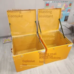 Mine Blasting Explosive Storage Box, Blaster's Storage Box, Fiberglass Explosive Box, Shoulder - Carryable thumbnail-5