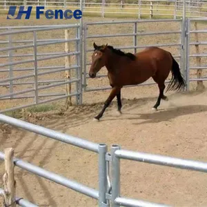 Farm Animal Rail Fence Panel for Livestock Corral and Cattle Yard thumbnail-1