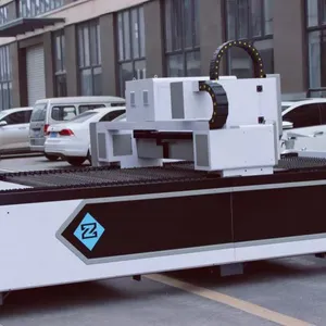 Fiber-optic Technology Laser Cutting Machine Can Cut Metal Plates as Copper Plate, Steel Plate, Aluminum Plate, ZL3015/3515/4015 thumbnail-1