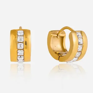 Non-Tarnish Gold Plated Earrings - Custom Stainless Steel Fashion Jewelry Wholesale thumbnail-5
