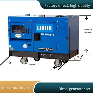 Original Imported Zeteng Generators, Gasoline and Diesel Single-phase and Three-phase Open-frame Silent Units thumbnail-2