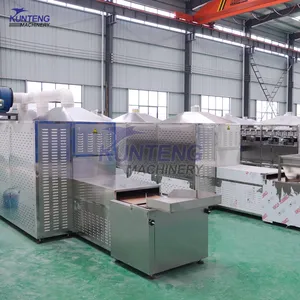Industrial Microwave Drying Shrimp Crayfish Tail Meat Chicken Duck Meat Herb Dryer Sterilizing Machine EPC thumbnail-5