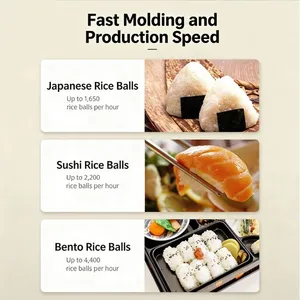 Food Safe Easy Maintenance Rice Ball Maker Spiral Mold Equipment for Professional Japanese Cuisine Operations thumbnail-2