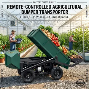 All Terrain Radio Controlled Utility Transporter Heavy Duty Tracked Dumper thumbnail-1