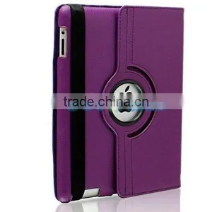 360 Degree Rotate Lichee Pattern Leather Case For Ipad 6/ Air 2 , Ipad 2/3/4 , Ipad Mini thumbnail-4