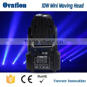 Guangzhou Mini Led Moving Head Stage 10W RGBW Light Beam thumbnail-1