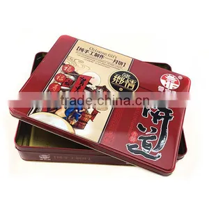 Fashionable Christmas Cookie Tin Box,tin Cans for Food Packing,clear Cookie Tin Box thumbnail-1