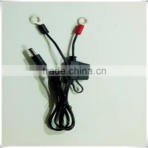 UL SPT-1 18AWG Cable With DC 5521plug , Molding 3A Fuse and 8.5mm Ring Termional Cable Set thumbnail-5