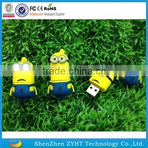 Wholesale Promotional Gift Usb Flash Drives Cartoon Design Pendrive Soft PVC Usb Stick Memory thumbnail-2