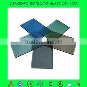 Green Blue Reflective Building Glass thumbnail-3