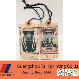 Wholesale Custom Printed Paper Shoelace Tags thumbnail-5