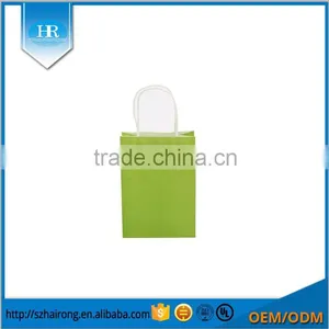 Custom Made Paper Gift Shipping Hang Bags With Handle thumbnail-6