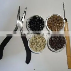 Best Selling Hair Extension Apply Micro Rings,silicon Micro Ring,copper Micro Ring thumbnail-1