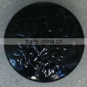 15mm Fashion Style Black Metal Button thumbnail-1