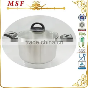 3.5L Induction Bottom Satin Finished Pot Set Stainless Steel Pot thumbnail-1
