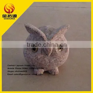 Natural Stone Owl Sculpture thumbnail-1