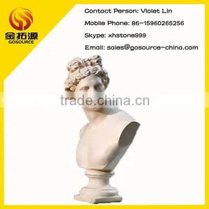 Stone Roman Man Bust Sculpture thumbnail-1