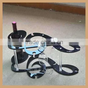 Acrylic Wine Rack Black Color thumbnail-4