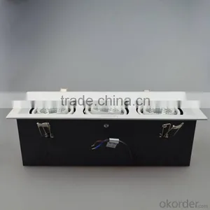Led Grille Light Dimmable 3pcs 30w Cob Led Spotlight High Power COB,high CRI (Ra >80),excellent Lighting Performance thumbnail-3