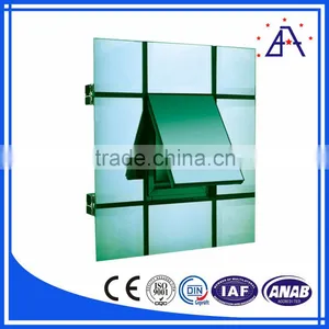Wood Grain Aluminum Extrusion Profile For Curtain Wall thumbnail-3
