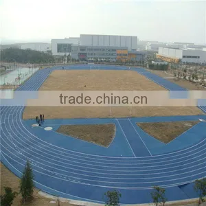 Blue Color Rubber Racing Tracks by IAAF Certificate thumbnail-2