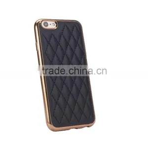 Factory Supply Soft TPU Golden Electroplating Back Cover for Iphone6s thumbnail-2