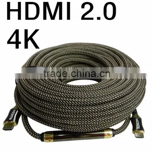 Male to Male Metal 50m Long Hdmi Cable a Type to a Type With Chip Support 3d HDTV, 4k*2k for Cable2.0v 1.4v thumbnail-2