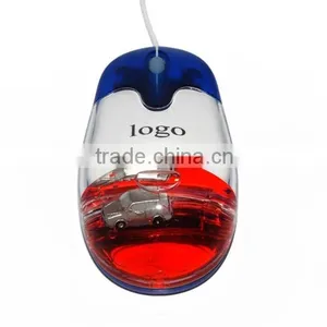 Computer Gift USB Wired Liquid Aqua Mouse With Light-up LED Logo thumbnail-4