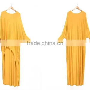 2016 Summer Women Batwing Sleeve Yellow Color Top For Woman thumbnail-6