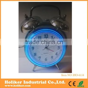 Neon Twin Bell Alarm Clock thumbnail-1