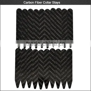High Quality Dress Shirt Stay Stiffener Carbon Fiber Metal Collar Stays or Elegent Garment Accessory Collar Bone thumbnail-2
