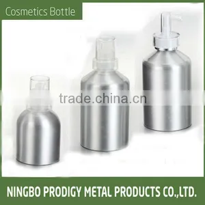S-50ml-2500ml Cosmetics White Aluminum Silk-screen Bottles With White Plastic Pump And Lid thumbnail-1