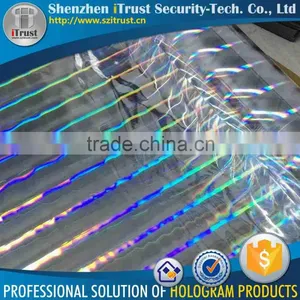 Cheap Custom Seamless Rainbow Window Film Holographic Plastic Film Bopp Film for Lamination Quality Choice thumbnail-2