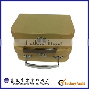 Custom Promotion Children Paper Suitcase Box Luggage Box thumbnail-4
