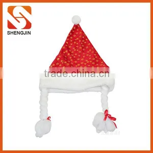 SJ-6876 YIWU Velvet Santa Clause Party Christmas Hat Supplier thumbnail-3
