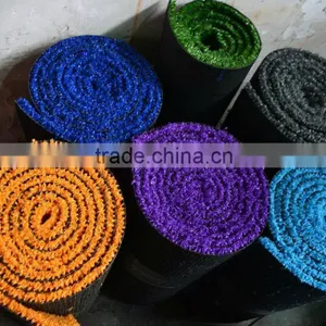 Colorized Artificial Grass Lawn Turf Rainbow Color Synthetic Turf Lawn Grass Plastic Grass thumbnail-1
