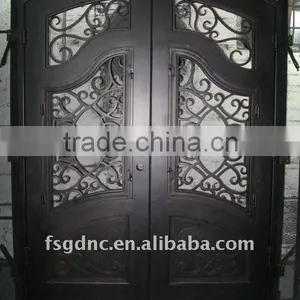 Wrought Iron Double Door thumbnail-1