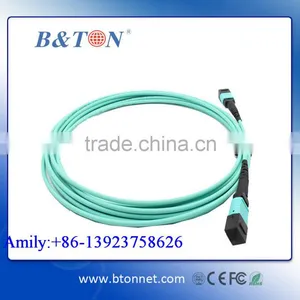 Fiber Optic MTP Patch Cord | 12 Core SC MPO Fiber Optic Patch Cord | MPO Trunk Cable Series thumbnail-1