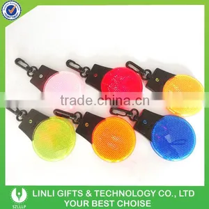 Customized Logo Keychain Reflector Flashing In The Dark thumbnail-1