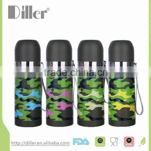 Colorful Bullet Shape Stainless Steel Water Vacuum Flask Thermos Mug 350ML/500ML thumbnail-5