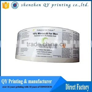 Printing Vial Label, Medical Glass Label Sticker, Self Adhesive Custom Print Pill/Medicine/Pharmaceutical Vial Bottle Label thumbnail-4