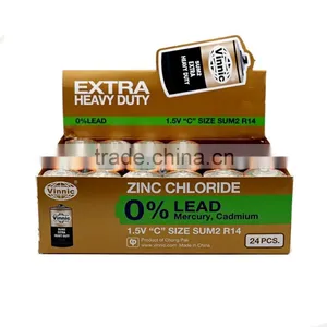 R14P C Size Sum2 0% Lead Zinc Chloride Dry Battery thumbnail-2