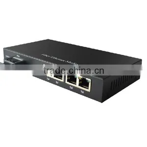 1 Fiber to 4 UTP Unmanaged RJ45 10/100/1000Mbps Fiber Switch Megabit Ethernet Fiber Switch thumbnail-4