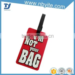 High Quality Custom Logo Pvc Luggage Tag thumbnail-5
