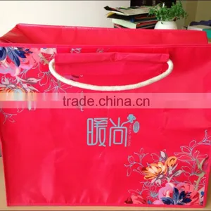 Foldable Large Shopping Bag With Zipper for Quilt Packing thumbnail-1