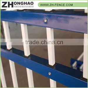 CE Certificate PVC Coated Wholesale Manufacturer Hot Selling Wrought Iron Fence for Garden thumbnail-2