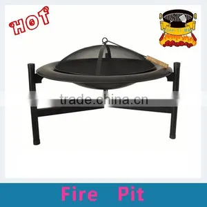 30 Inch Outdoor Round Fire Pit thumbnail-1
