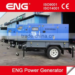 ENG 72kva Mobile Trailer Generator, 58kw Portable Genset thumbnail-1